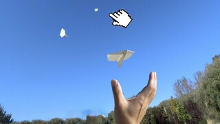 [Origami] Whirling Paper Plane That Flies Back Every Time