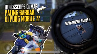 BIKIN MUSUH TAKUT DI MAP TERBARU PAKE QUICKSCOPE !!! PUBG MOBILE INDONESIA