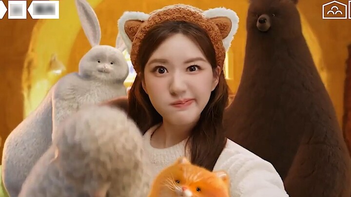 Bananain x Zhao Lusi teamed up to shoot a super cute commercial, it's so cute~