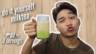 DIY MILKTEA (SOBRANG TIPID!!!) | Marcus Chleone