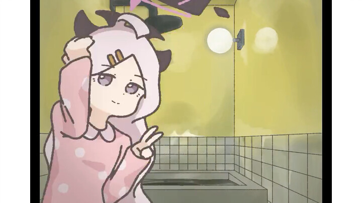[Alice Gear: ACG] Hinata in the Bathroom (Creator: Nyo)