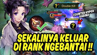 JARANG KELUAR DI RANK, SEKALINYA KELUAR MUSUH MAJU AUTO MATI - Mobile Legends Indonesia