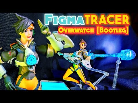 Mô Hình Figma Tracer Overwatch Fake/Bootleg Action Figure Review 352