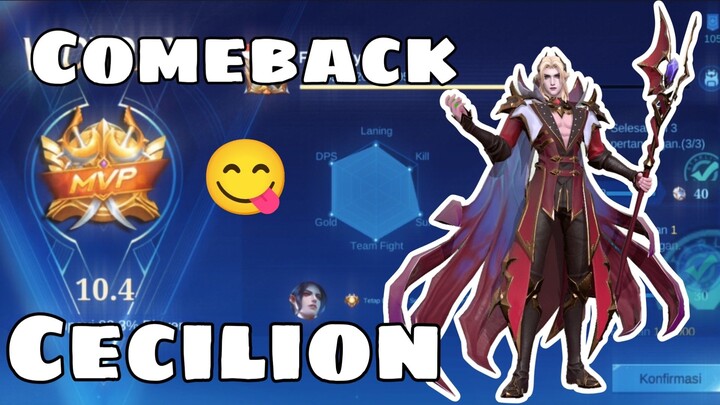 Highlight MLBB | Cecilion Comeback 🔥