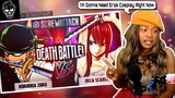 Zoro VS Erza (One Piece VS Fairy Tail) | DEATH BATTLE! | Reaction @deathbattle