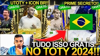 TOTY 2024 REVELADO! 😱 ICON PRIME SECRETO & UTOTY GARANTIDO + ICON BR GRÁTIS P/ GERAL 🇧🇷  - FC MOBILE