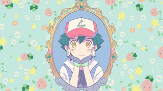[Chữ viết tay Pokémon] Ash muốn trở nên dễ thương