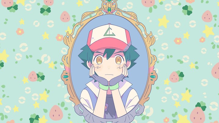 [Chữ viết tay Pokémon] Ash muốn trở nên dễ thương