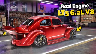 Need for Speed Heat - 2400HP VOLKSWAGEN BEETLE Customization | Real Engine & Sound