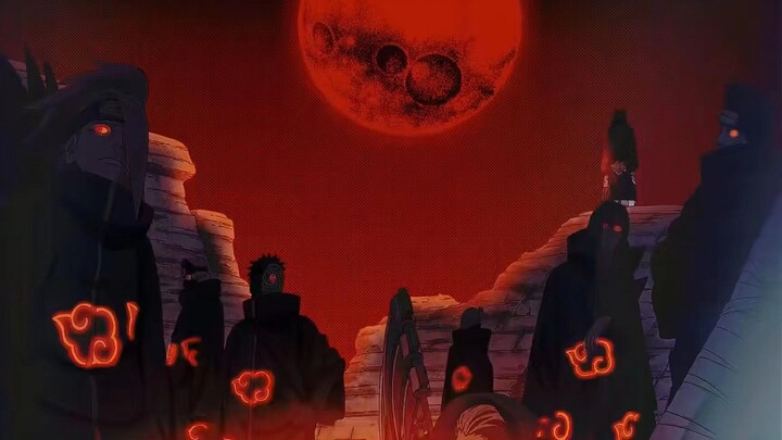 [Super burning mixed cut/put on headphones] A visual feast, the Akatsuki organization is lurking ahe