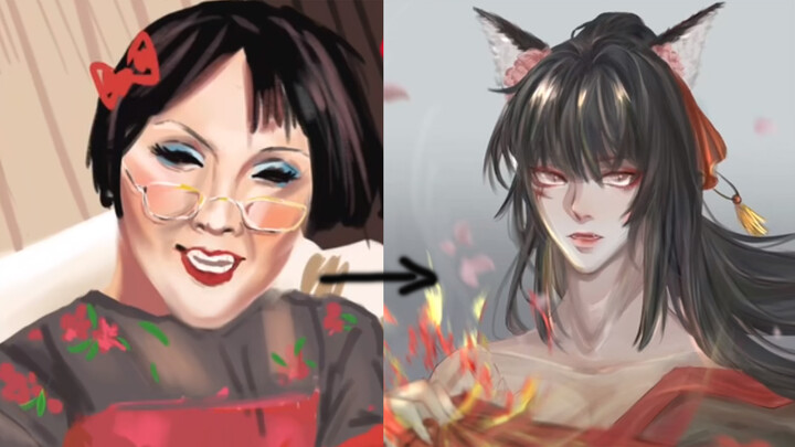 Solitaire Drawing | Chinese Comic Boy