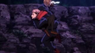 Saat-saat ketika Itadori menyelamatkan Kugisaki di <Jujutsu Kaisen>