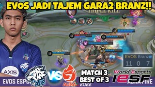 Peforma BRANZ Yg Sangat Meningkat!!! Membuat Gameplay EVOS TAJEM BGT!! Match 3 EVOS VS AURA