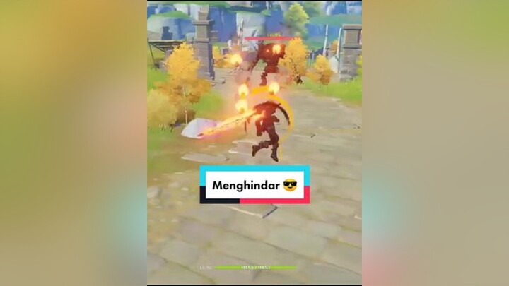 Menghindari serangan dengan gaya 😎 Genshin impact ruin guard battle playdate genshin genshinimpact fyp game tiktok viral