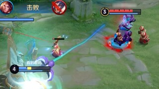 After the fight, I tried to team up with Zhong Kui but ignored me.