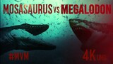MOSASAURUS VS MEGALODON - Full Movie | 4k UHD #mvm #mosasaurusvsmegalodon #mosasaurus #megalodon