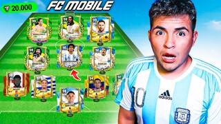 JAMAS PENSE SACAR ESTE ARGENTINO DE LA COPA AMERICA 2024 en FC MOBILE 😭 ¿Es MESSI?