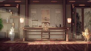 大三萌新自制C4D国风动态短片