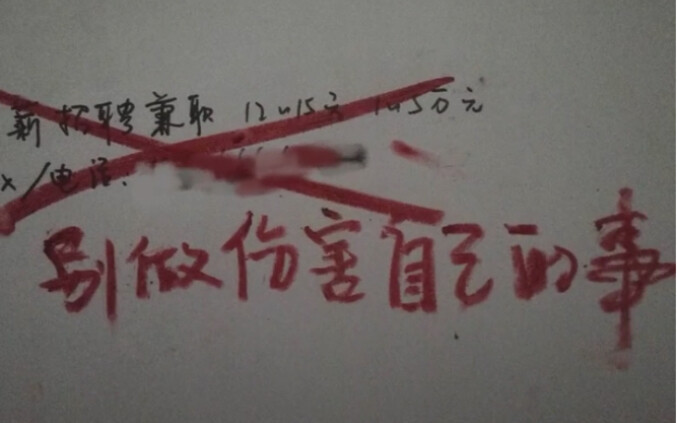 Tulisan tangan yang ditorehkan pada iklan ini hangat dan penuh kekuatan: menentang surrogacy, mengho