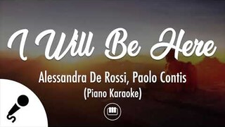 I Will Be Here - Alessandra De Rossi & Paolo Contis (Piano Karaoke)