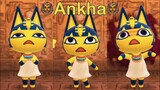 【Animal Crossing New Horizons】Ankha All 46 Emote Reactions