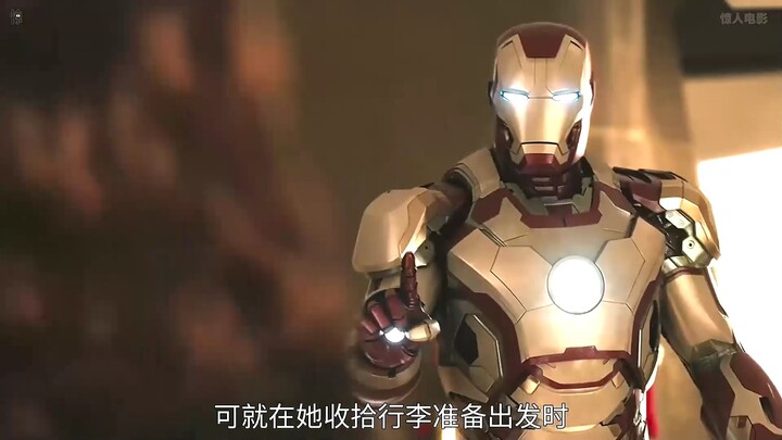Iron Man yang kali pertama mengenakan baju besinya, penuh dengan rasa terkejut