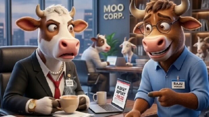 Bull and cow funny