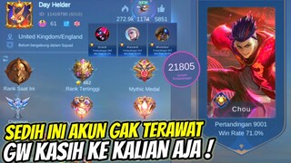 NASIB AKUN SULTAN YG PERNAH GW BELI SETELAH 1 TAHUN - GW KASIH KE KALIAN AJA - Mobile Legends