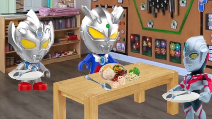 Children's Enlightenment Early Education Toy Video: Little Ciro Ultraman understands that he can't b