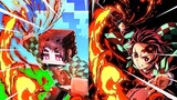I Became TANJIRO from Demon Slayer in Minecraft Demon Slayer Mod
