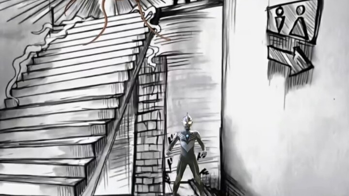 Upstairs is the legendary costume changer, downstairs is someone born wearing a hero’s skin, but you