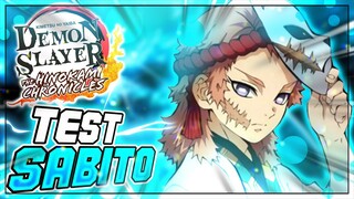 TEST SABITO / DEMON SLAYER THE HINOKAMI CHRONICLES