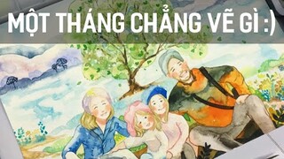 Lẻm nhẻm 02: Một tháng không vẽ gì ở Hà Nội