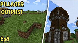 PILLAGER OUTPOST | MINECRAFT SURVIVAL SERIES EP 8