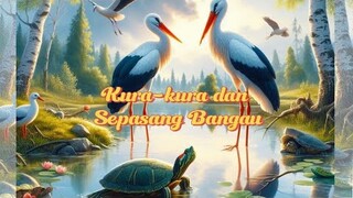 Kura-kura dan Sepasang Bangau | Cerita Motivasi Anak Bahasa Indonesia, Aesop Fable