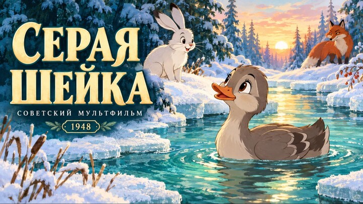 Серая Шейка (1948) | Советский мультфильм