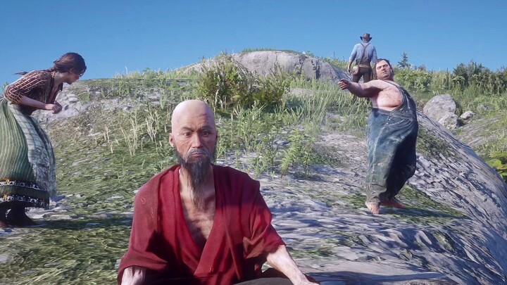 Xiaomin takes you to see the cannibal siblings at Red Dead Redemption 2's viral master-level打卡spot—p