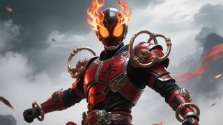 When the God-like Character Transforms into Kamen Rider [BISCA AI Video Contest - Fantasy China Trac