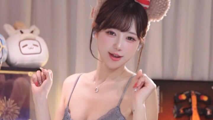【Massami】U You gray camisole casual outfit 🐴 Korean-style dance cover