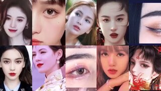 Trang điểm mắt, vẽ chu sa cổ trang Trung| Chinese ancient eyes makeup- Nhã Di Các.