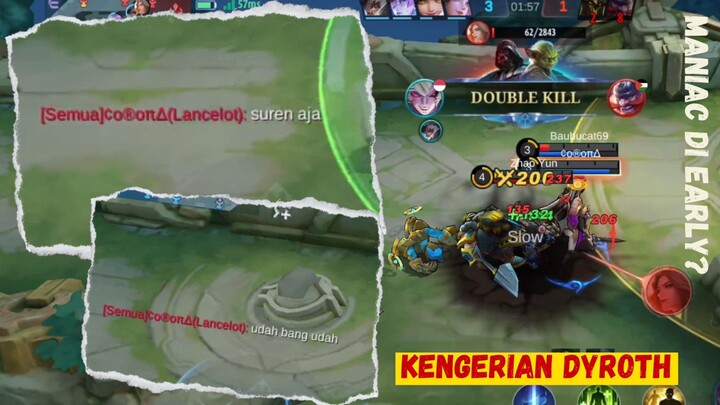 Kengerian Hero Dyroth 1 vs 5 pun tak gentar!!!!!