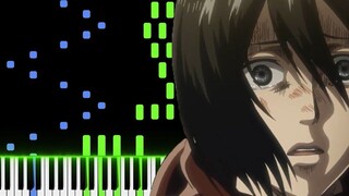 【特效钢琴】一曲笼中鸟，带你重回《进击的巨人》—PianoDeuss得苏