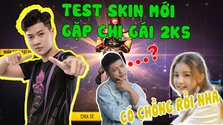 [Free fire] Test skin triệu đô gặp chị gái 2k5 tấu hài cười vỡ bụng | Lưu Trung TV