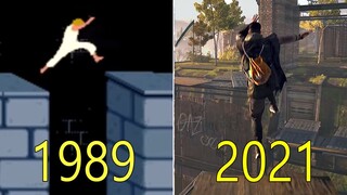 Evolution of Parkour in Video Games 1989-2021
