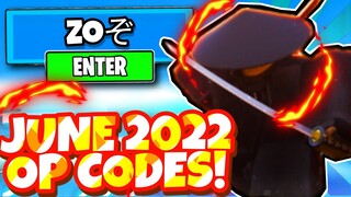 JUNE *2022* ALL NEW SECRET OP CODES ZOぞ SAMURAI! In Roblox Zoぞ Codes