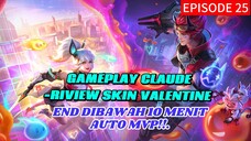 GAMEPLAY||CLAUDE OVERPOWER (RIVIEW SKIN)||MLBB