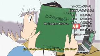 tonari no seki-kun eng sub 11th period Mountain climbing