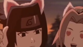 sasuke sama Itachi cute banget pake bando kucing 😖