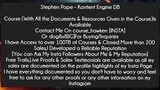 Stephen Pope – Kontent Engine DBCourse Download