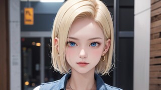 Dragon Ball Android 18 (Part 2) | AI painting (with original picture package)